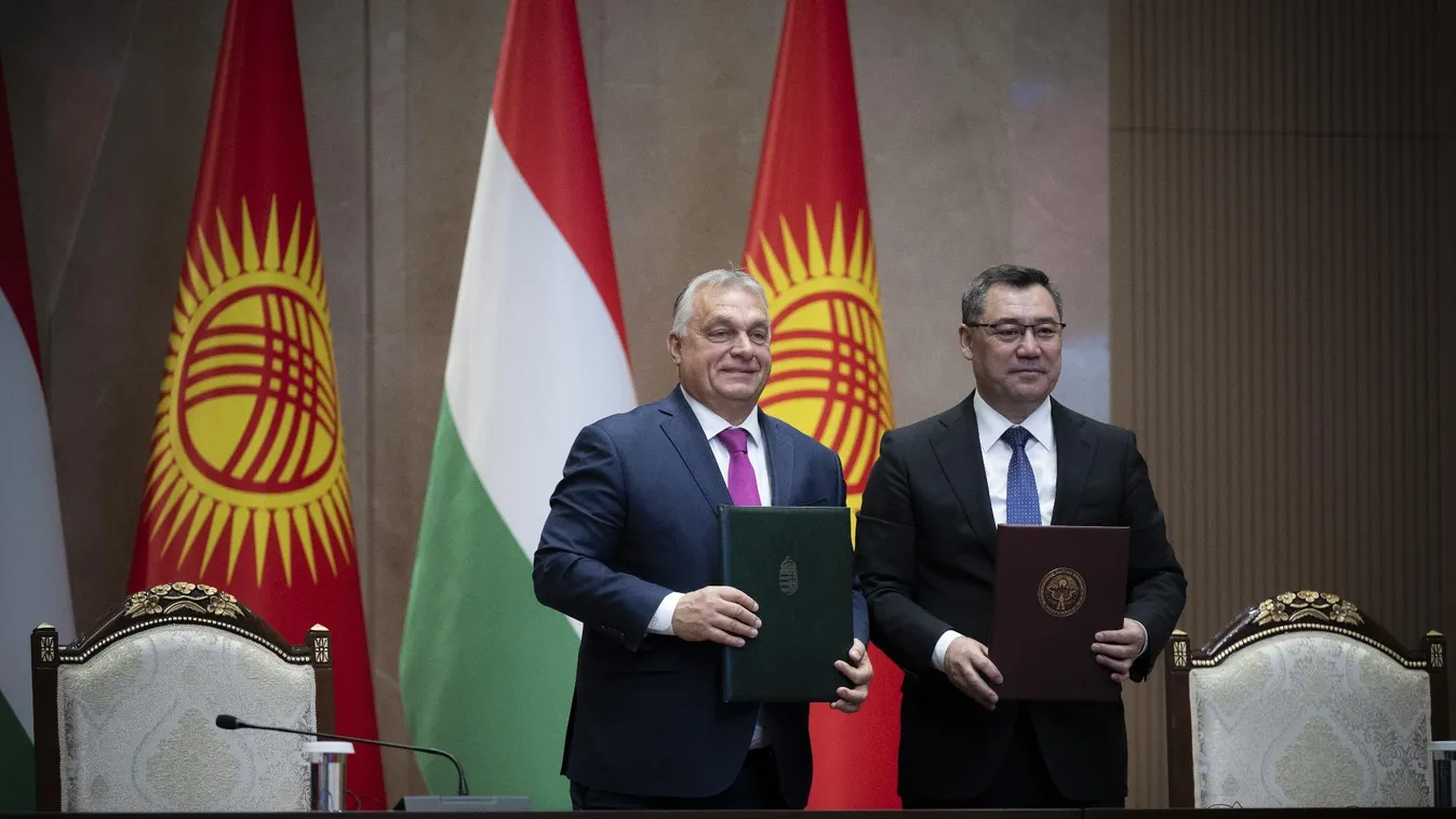 Orbán Viktor: Örülünk, hogy Kirgizisztán is a béke oldalán áll
