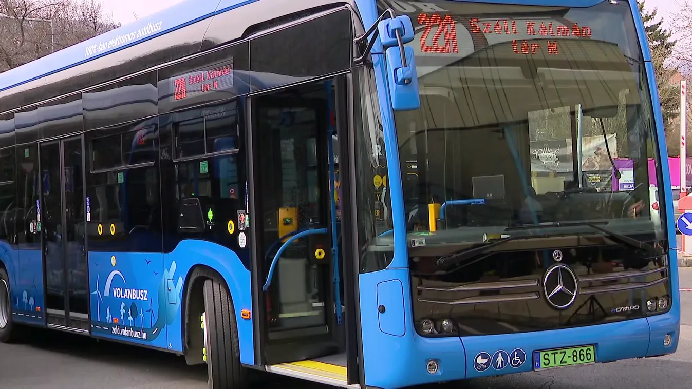 Forgalomba állt a Volánbusz Zrt. első tíz elektromos autóbusza