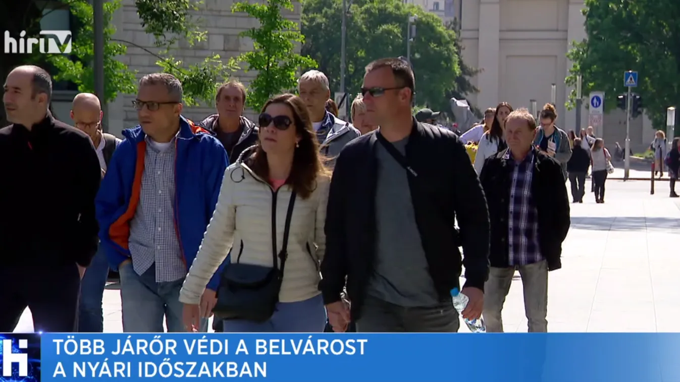 Több járőr védi a belvárost a nyári időszakban