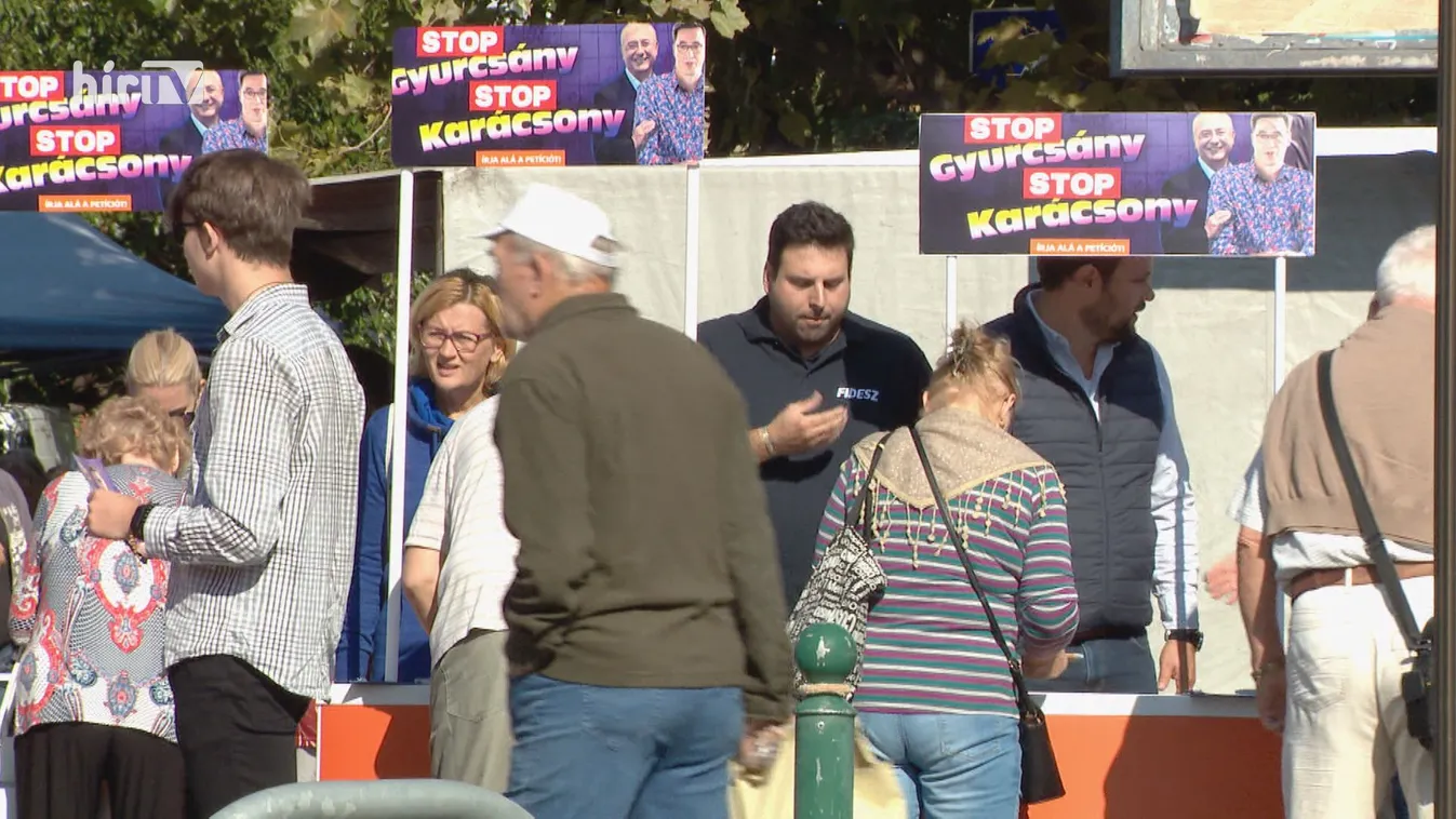 Hétvégén is folytatódik a Stop Gyurcsány!, Stop Karácsony! aláírásgyűjtés