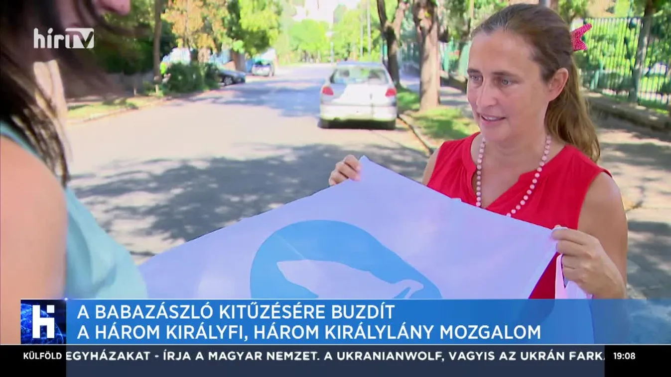 A babazászló kitűzésére buzdít a Három Királyfi, Három Királylány mozgalom