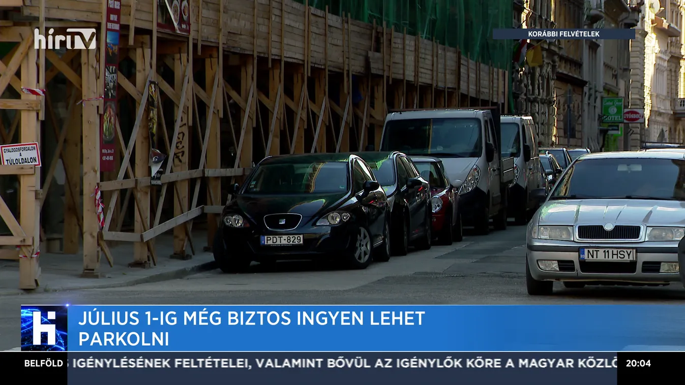 Július 1-ig még biztos ingyen lehet parkolni