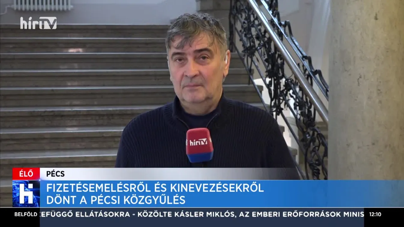 Fizetésemelésről és kinevezésekről dönt a pécsi közgyűlés