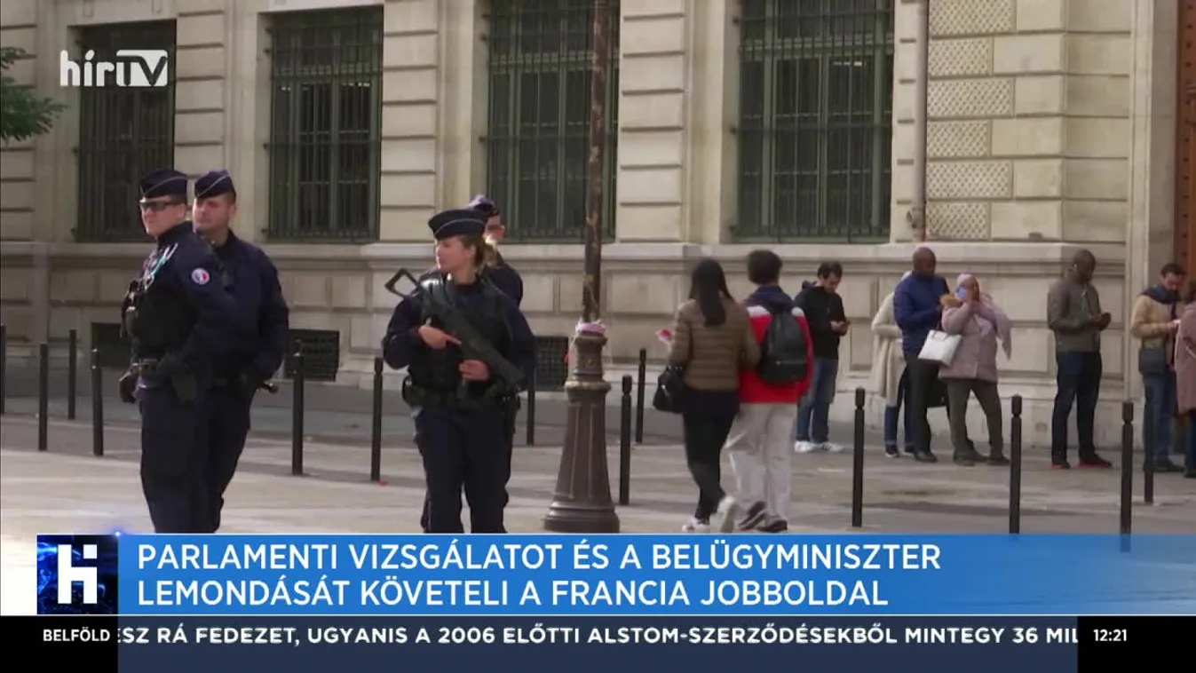 Parlamenti vizsgálatot és a belügyminiszter lemondását követeli a francia jobboldal