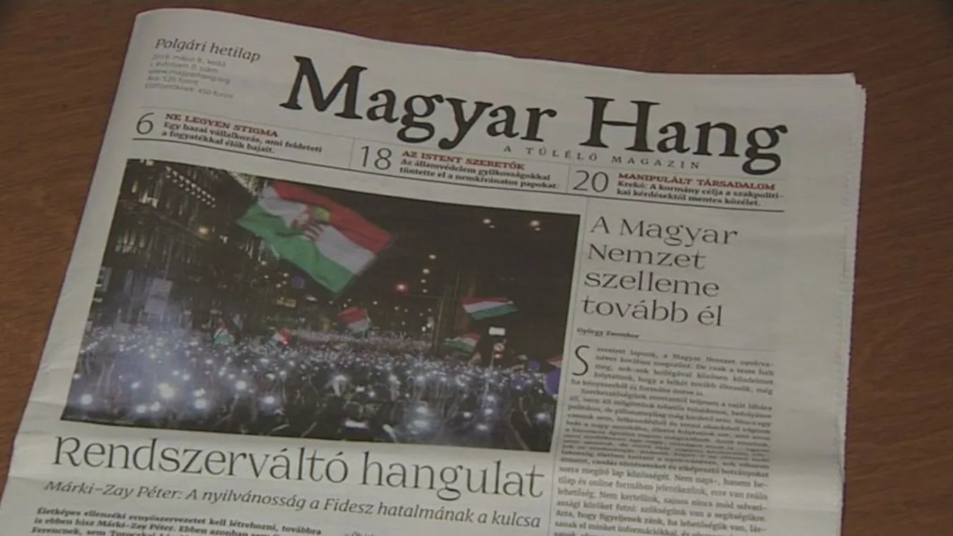 Márki-Zay Péter-interjúval a címoldalon indul a Magyar Hang