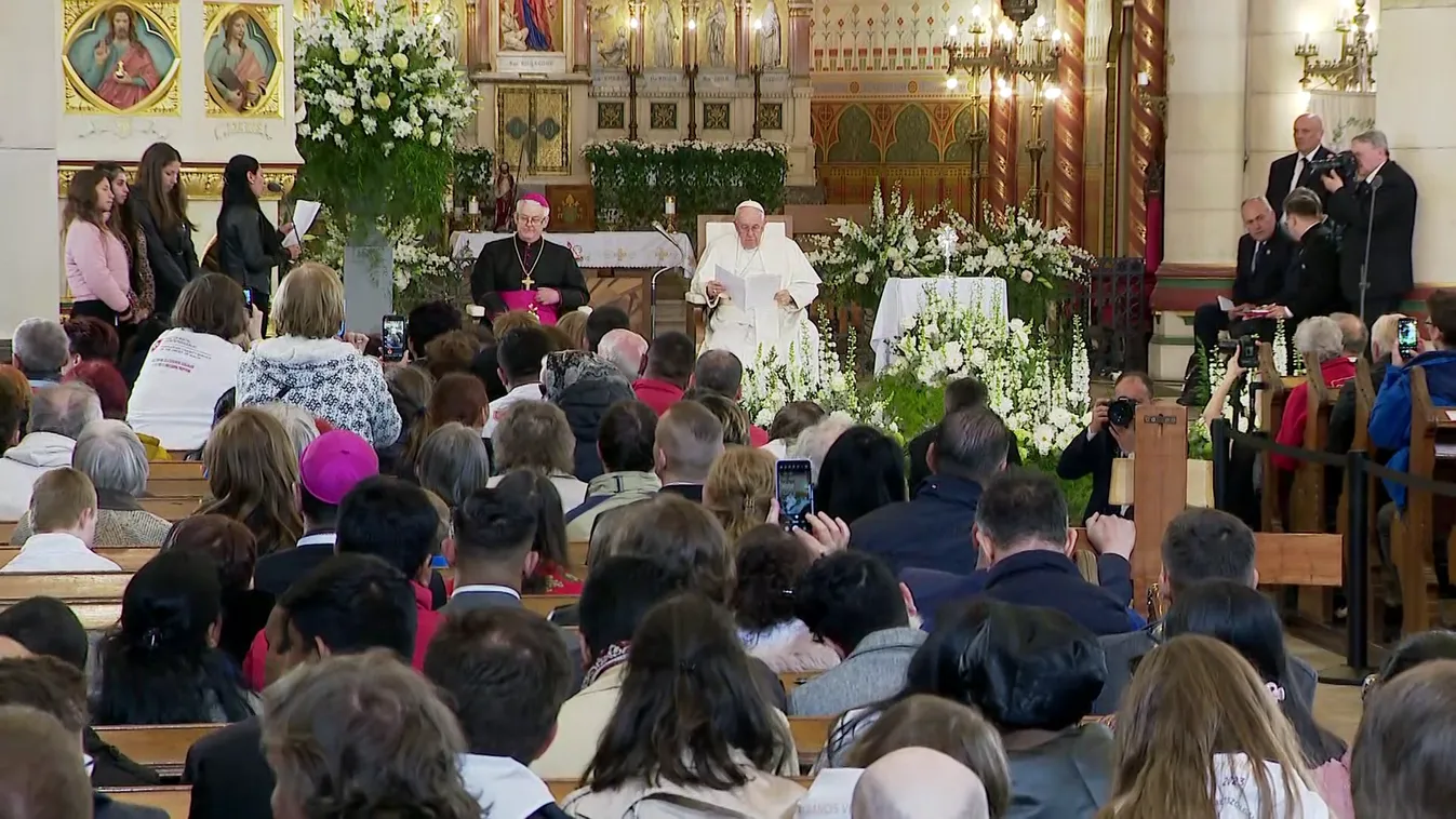 A Szentatya megköszönte, hogy Magyarország befogadta az Ukrajnából érkező menekülteket