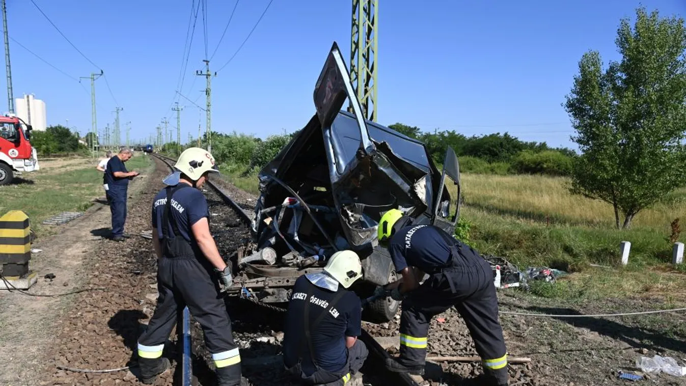 Vonatbaleset történt Cegléden, egy ember életét vesztette