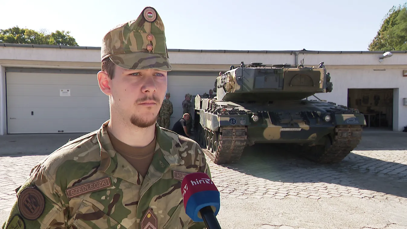 Budapesten is elkezdték a tisztjelöltek kiképzést a Leopárd 2 típusú harckocsi kezelésére