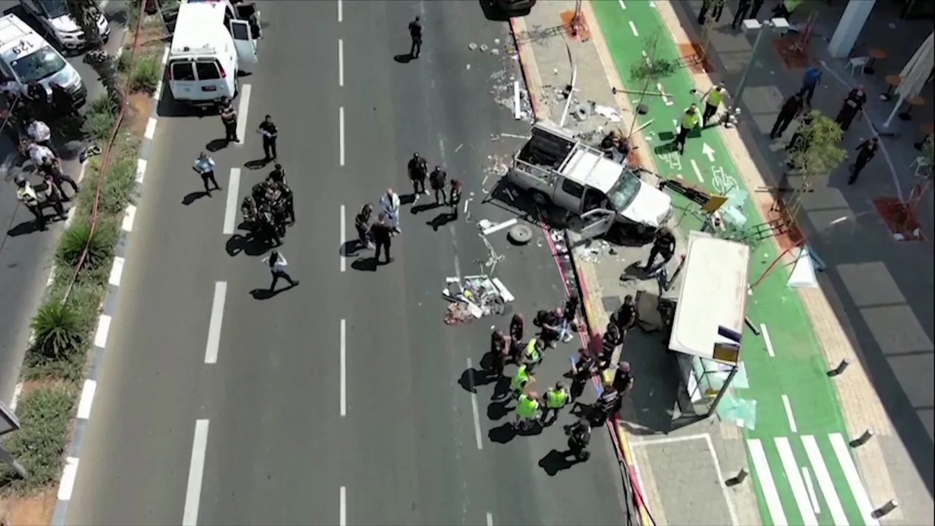 Több járókelőt megsebesített egy merénylő Tel-Avivban