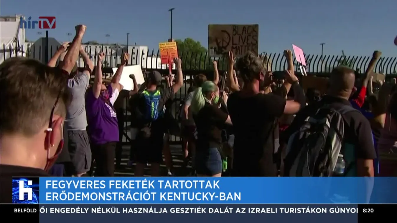 Fegyveres feketék tartottak erődemonstrációt Kentucky-ban