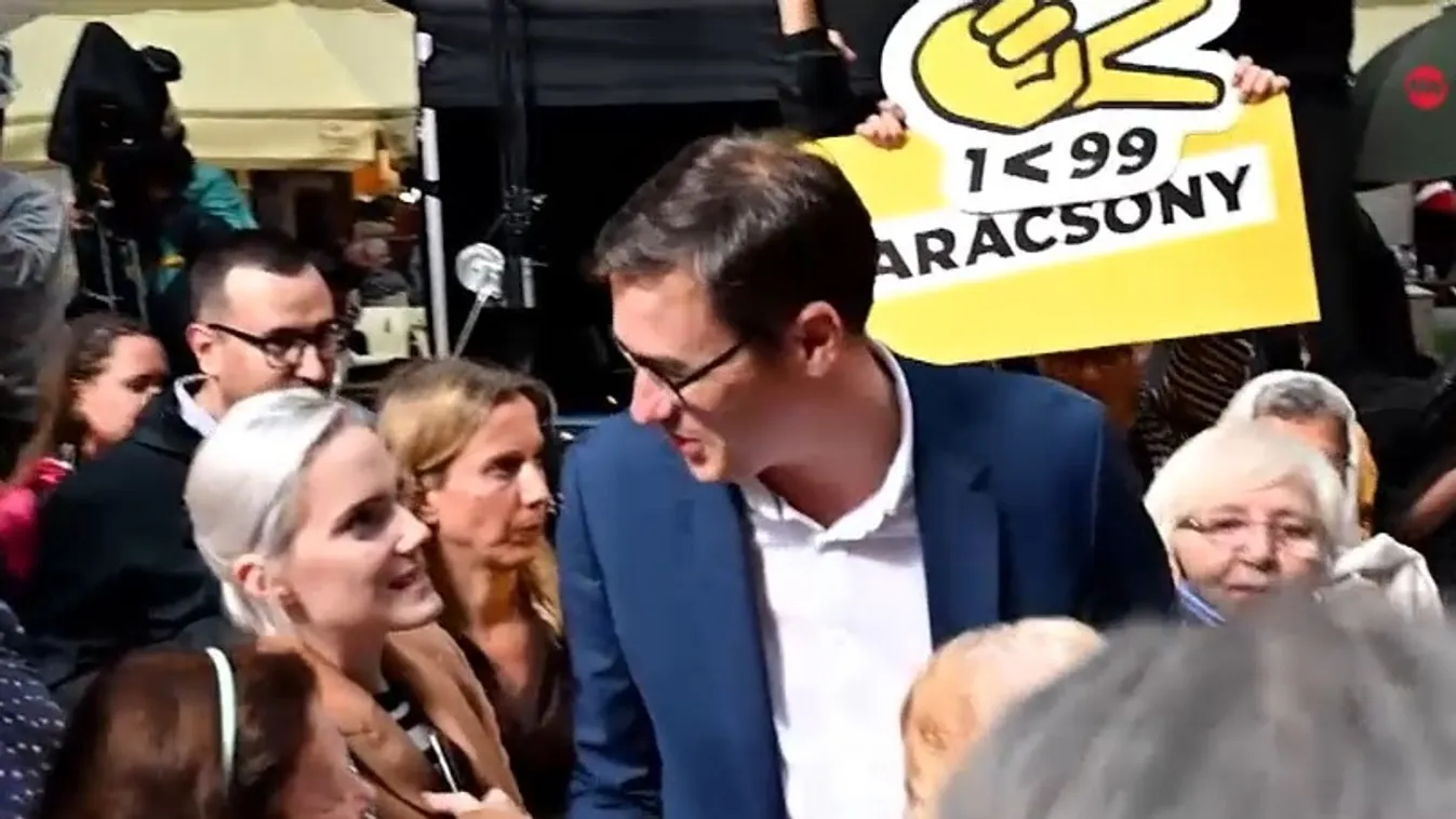 Magyar Péter mögé állnak a 99 mozgalom alapítói + videó