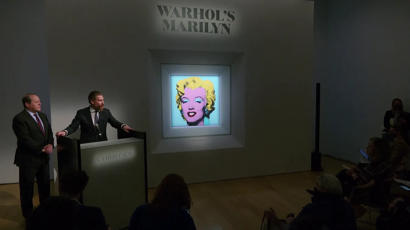 Aukción Andy Warhol Marilyn-festménye