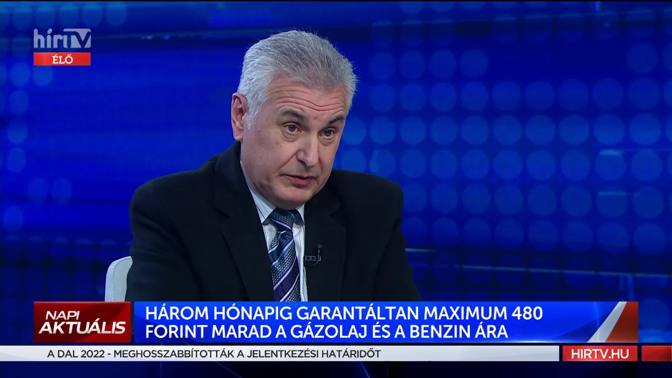 Három hónapig garantáltan maximum 480 forint marad a gázolaj és a benzin ára