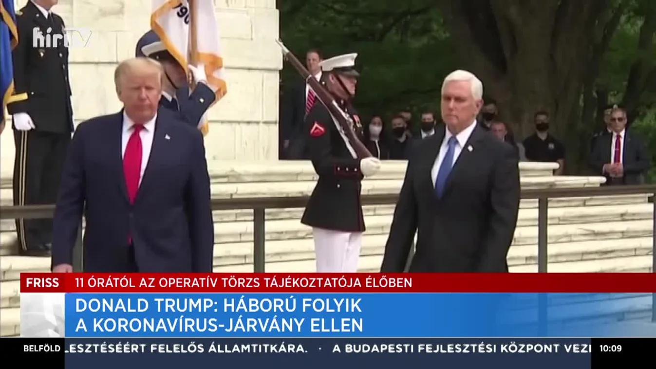 Donald Trump: Háború folyik a koronavírus-járvány ellen