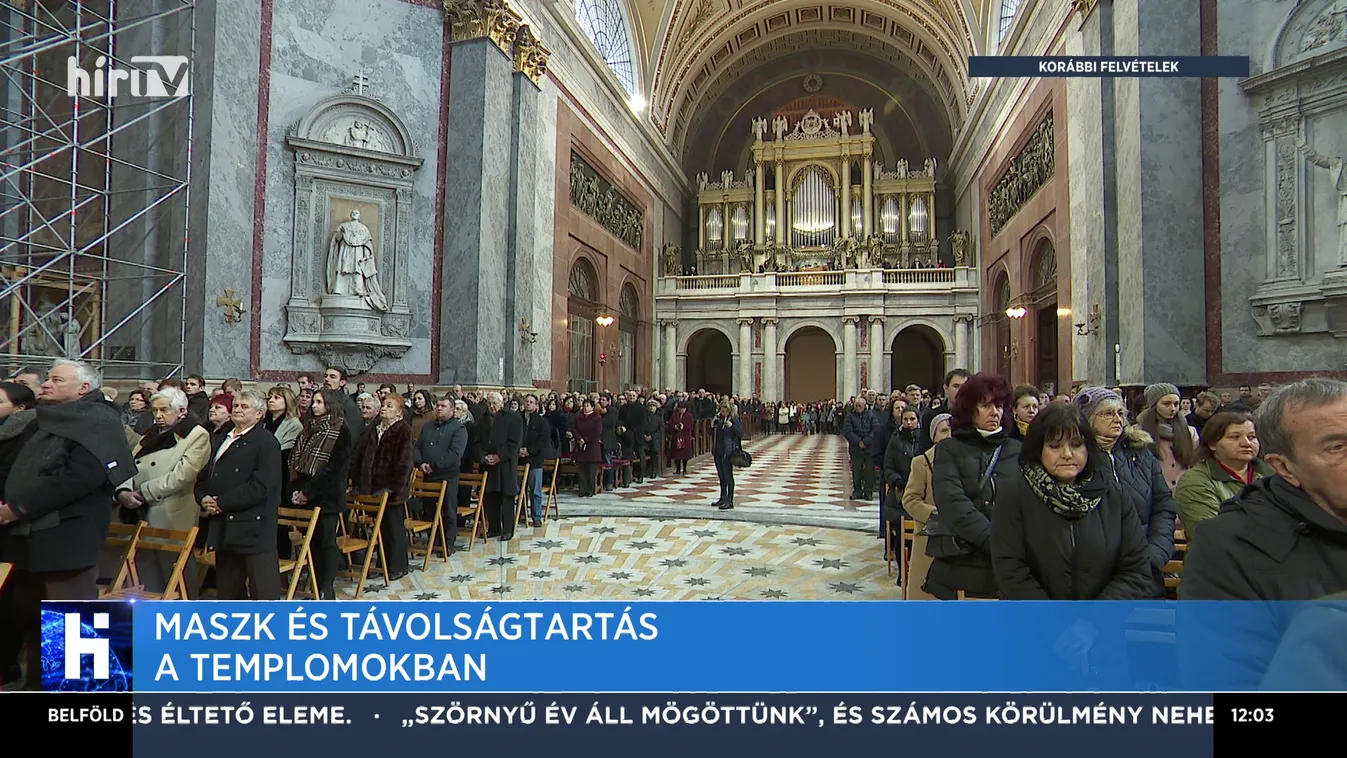 Maszk és távolságtartás a templomokban