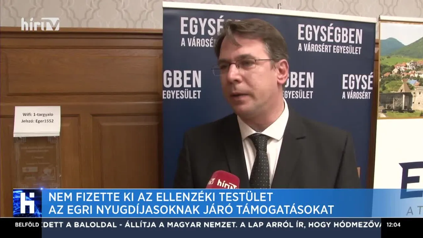 Nem fizette ki az ellenzéki testület az egri nyugdíjasoknak járó támogatásokat