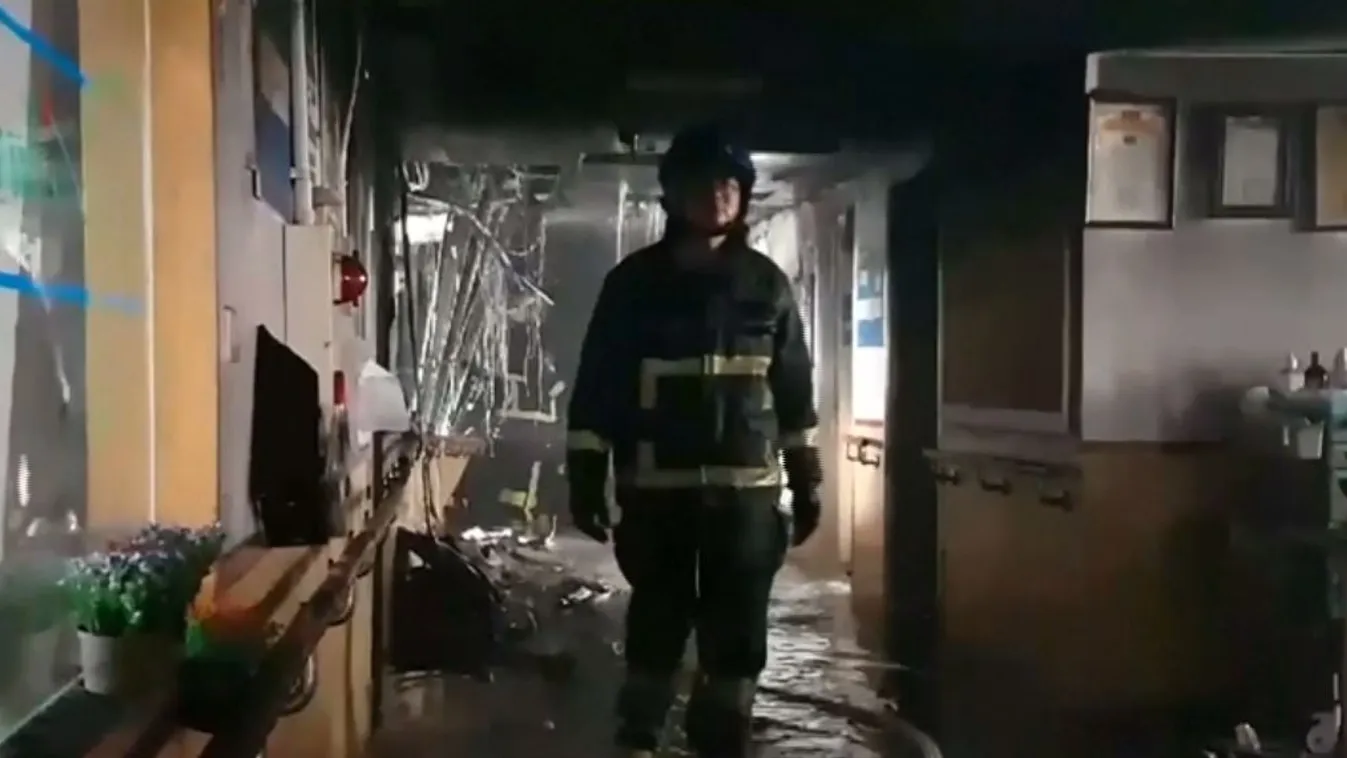 Kigyulladt egy kórház, kilencen meghaltak Tajvan fővárosában