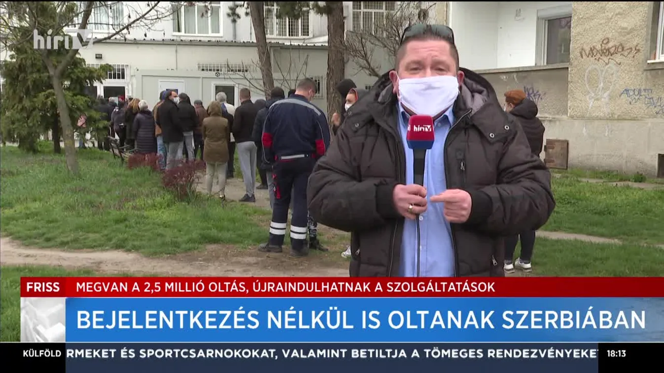 Bejelentkezés nélkül is oltanak Szerbiában
