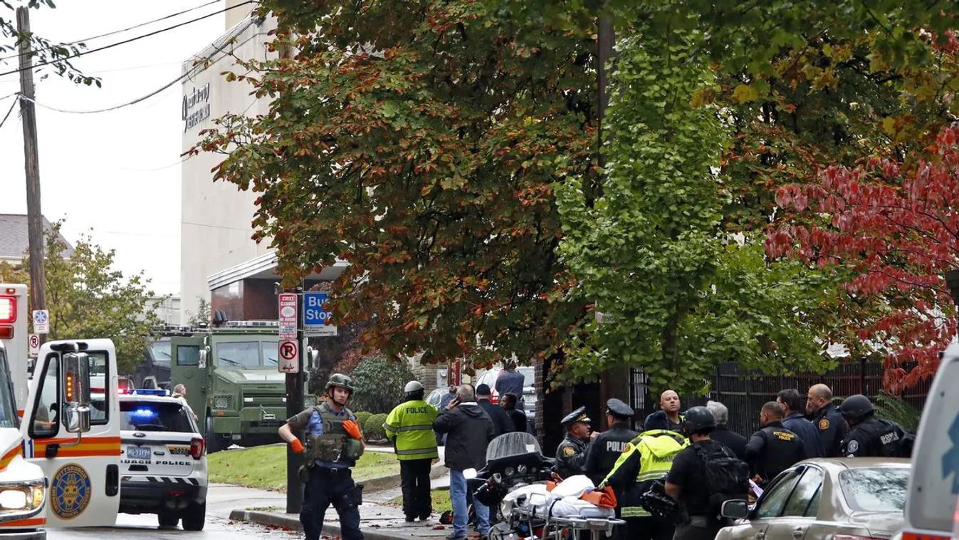 Pittsburghi lövöldözés: azonosították az elkövetőt, nőtt az áldozatok száma