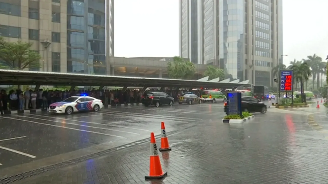 Rászakadt a födém az emberekre a jakartai tőzsdén