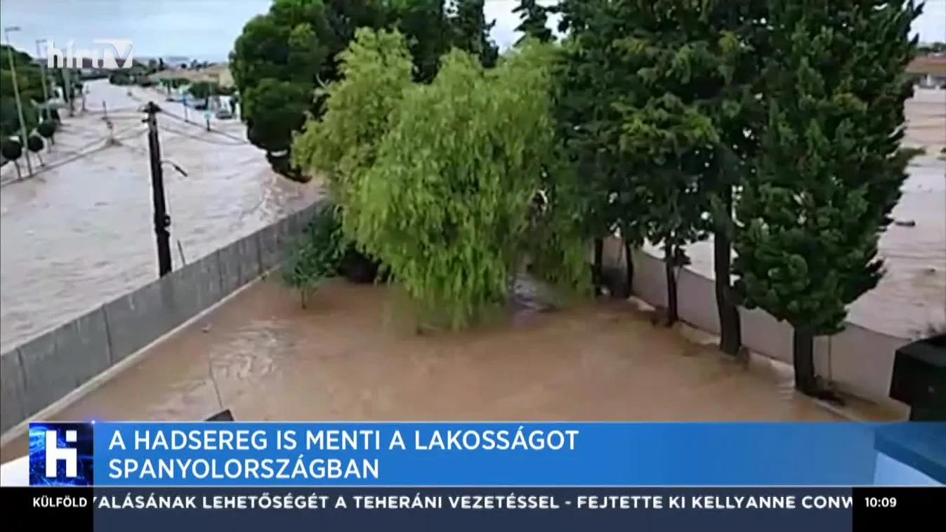 A hadsereg is menti a lakosságot Spanyolországban