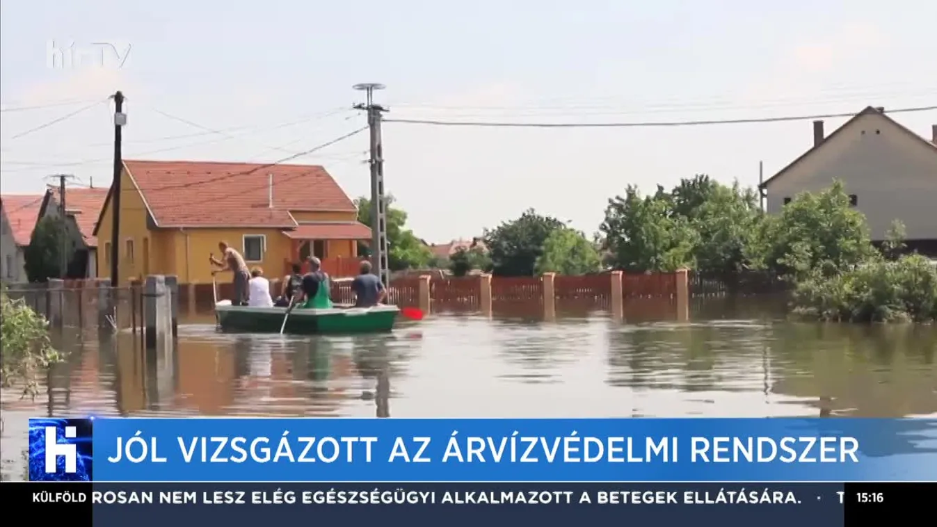 Jól vizsgázott az árvízvédelmi rendszer