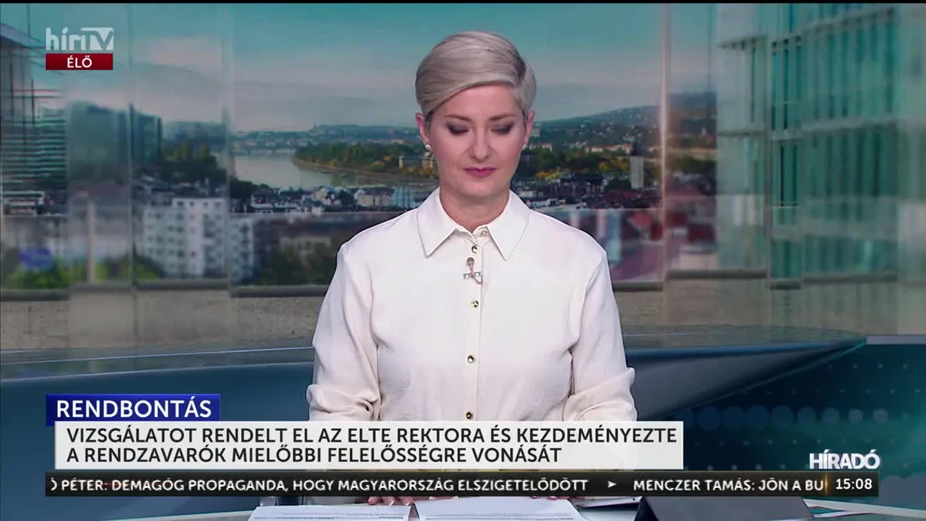 Vizsgálatot rendelt el az ELTE rektora és kezdeményezte a rendzavarók mielőbbi felelősségre vonását