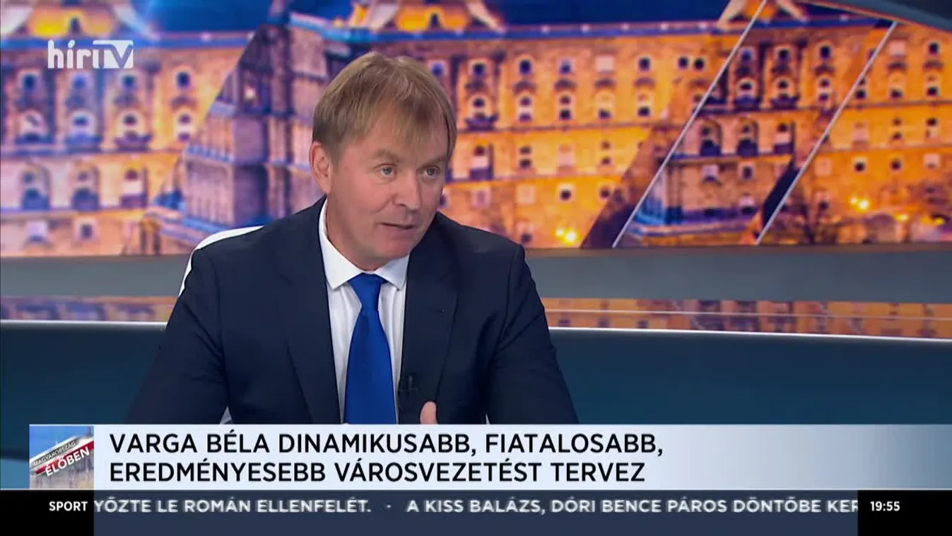 Varga Béla dinamikusabb, fiatalosabb, eredményesebb városvezetést tervez