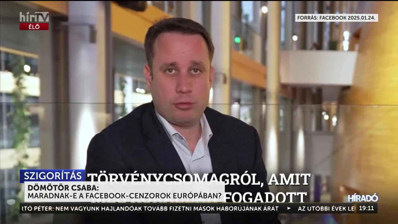 Dömötör Csaba: Az Európai parlament tovább terjesztené a cenzúrát + videó