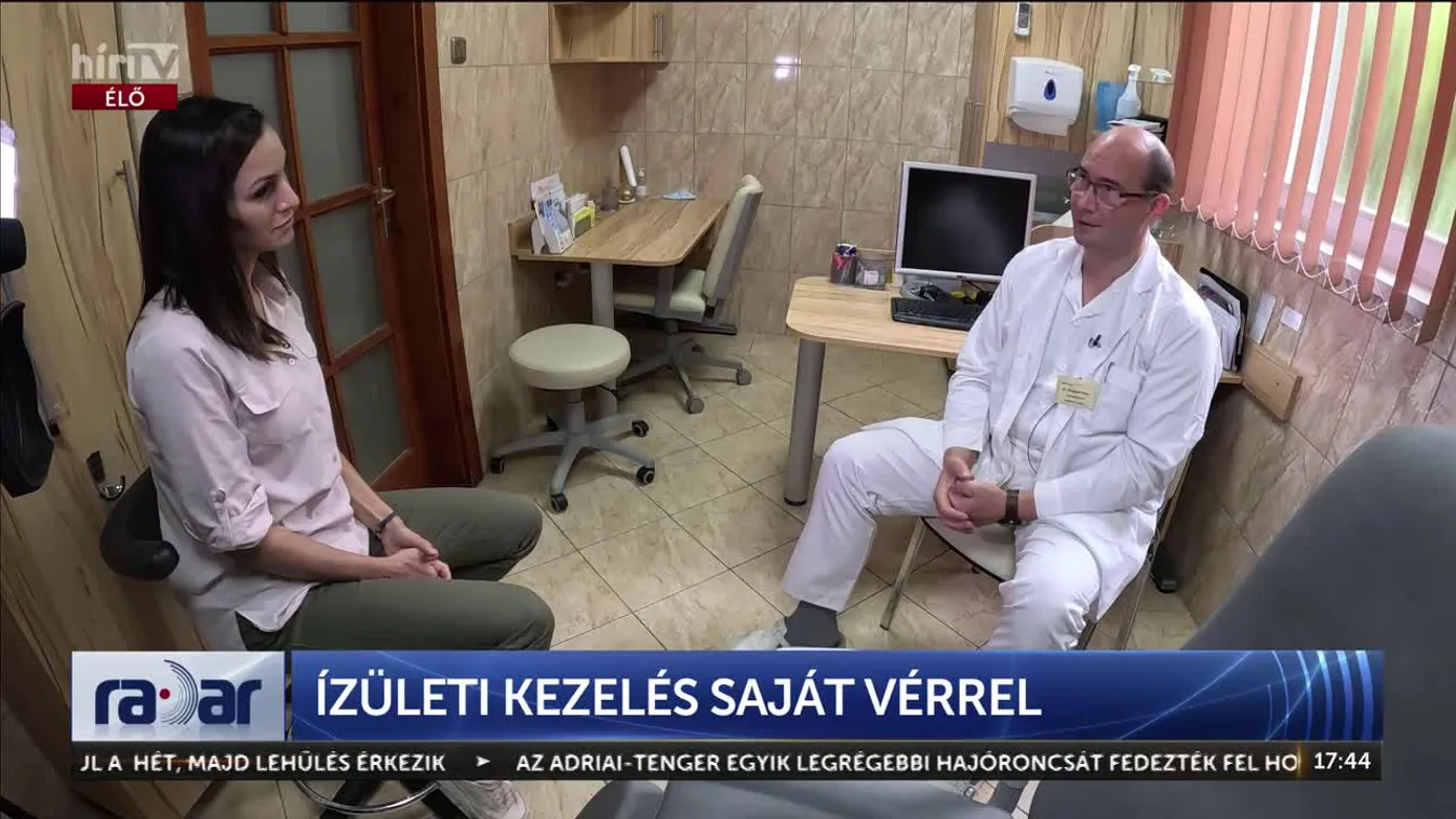 Radar - Ízületi kezelés saját vérrel + videó