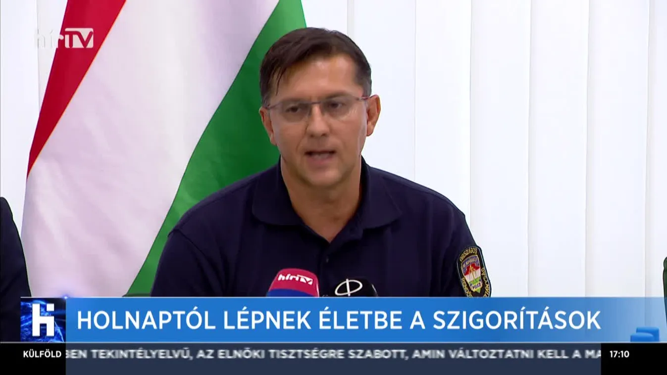 Szeptember elsejétől életbe lép a határzár
