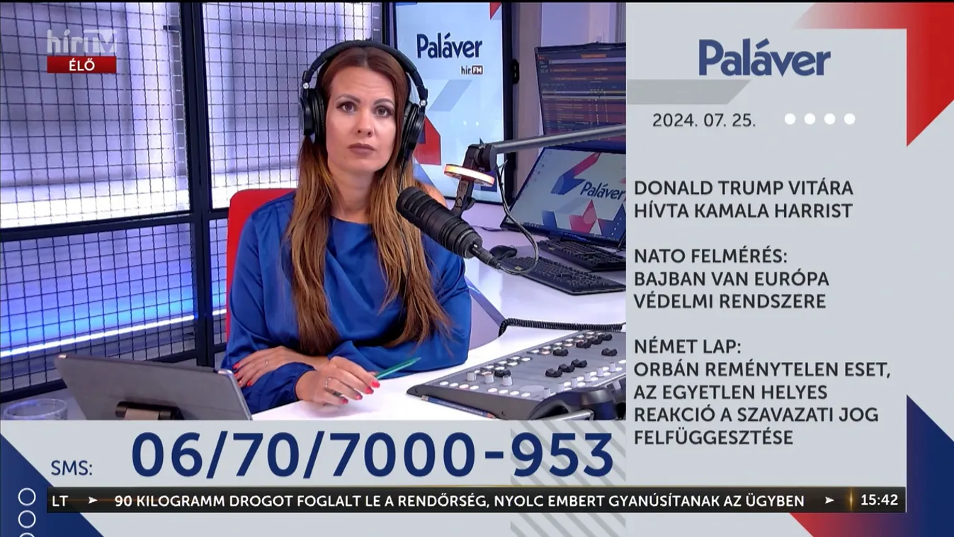 Paláver: Donald Trump vitára hívta Kamala Harrist + videó