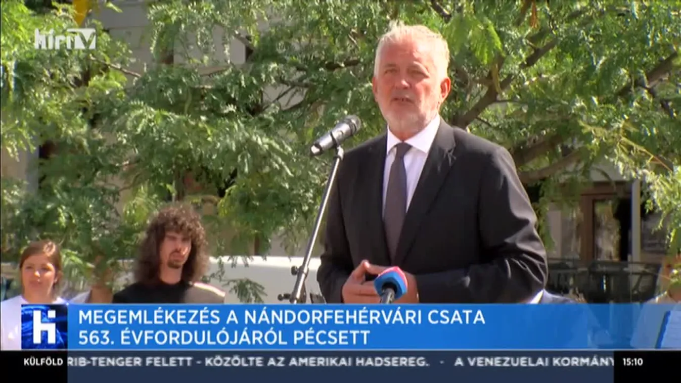 Megemlékezés a nándorfehérvári csata 563. évfordulójáról Pécsett