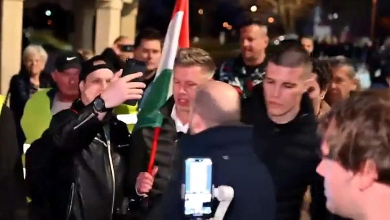 A földre lökték a Hír TV riporterét Magyar Péter rendezvényén  + videó