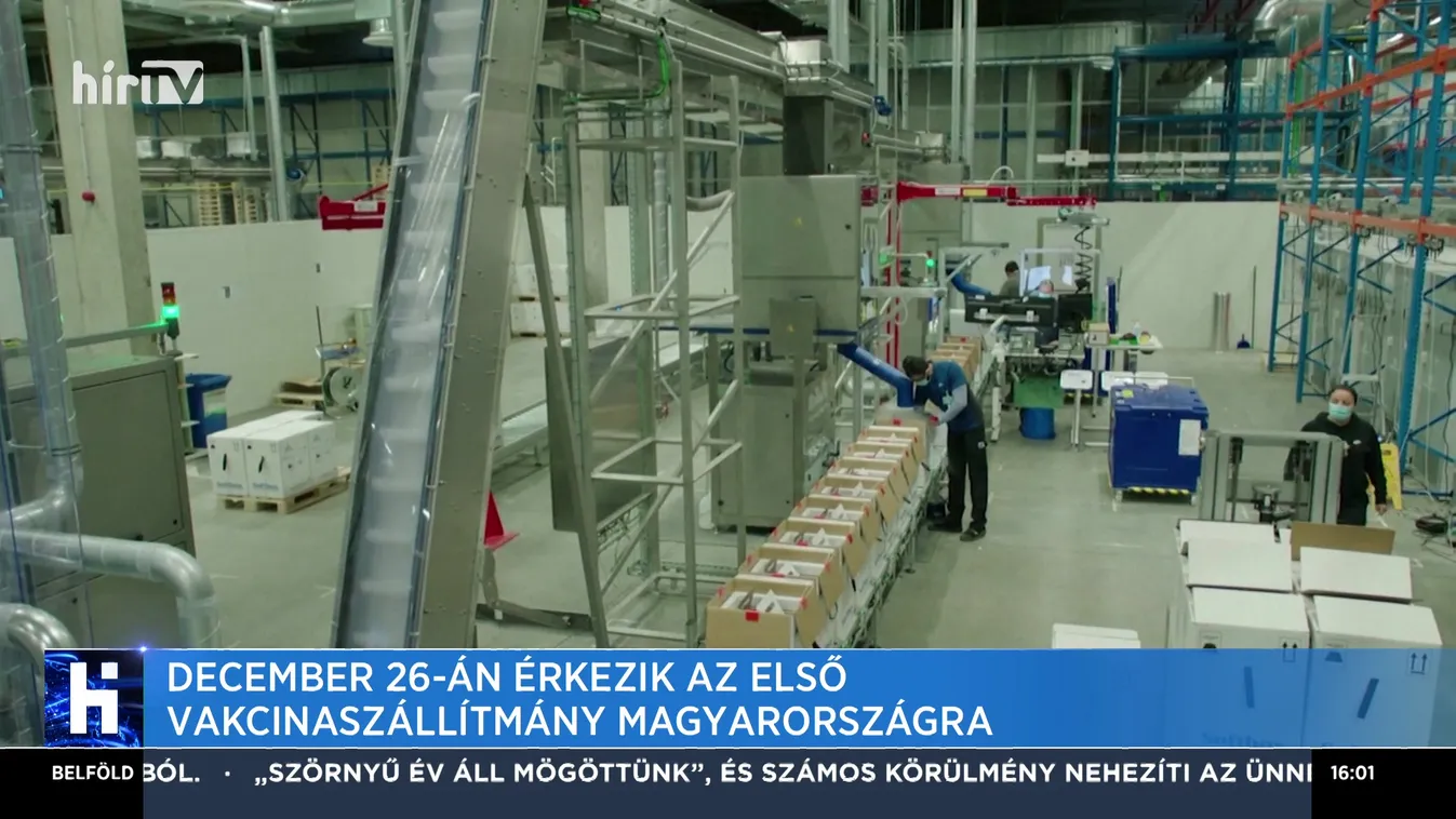 December 26-án érkezik az első vakcinaszállítmány Magyarországra
