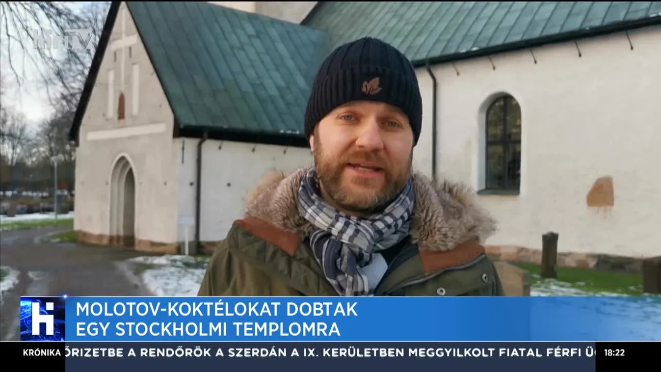 Molotov-koktélokat dobtak egy stockholmi templomra