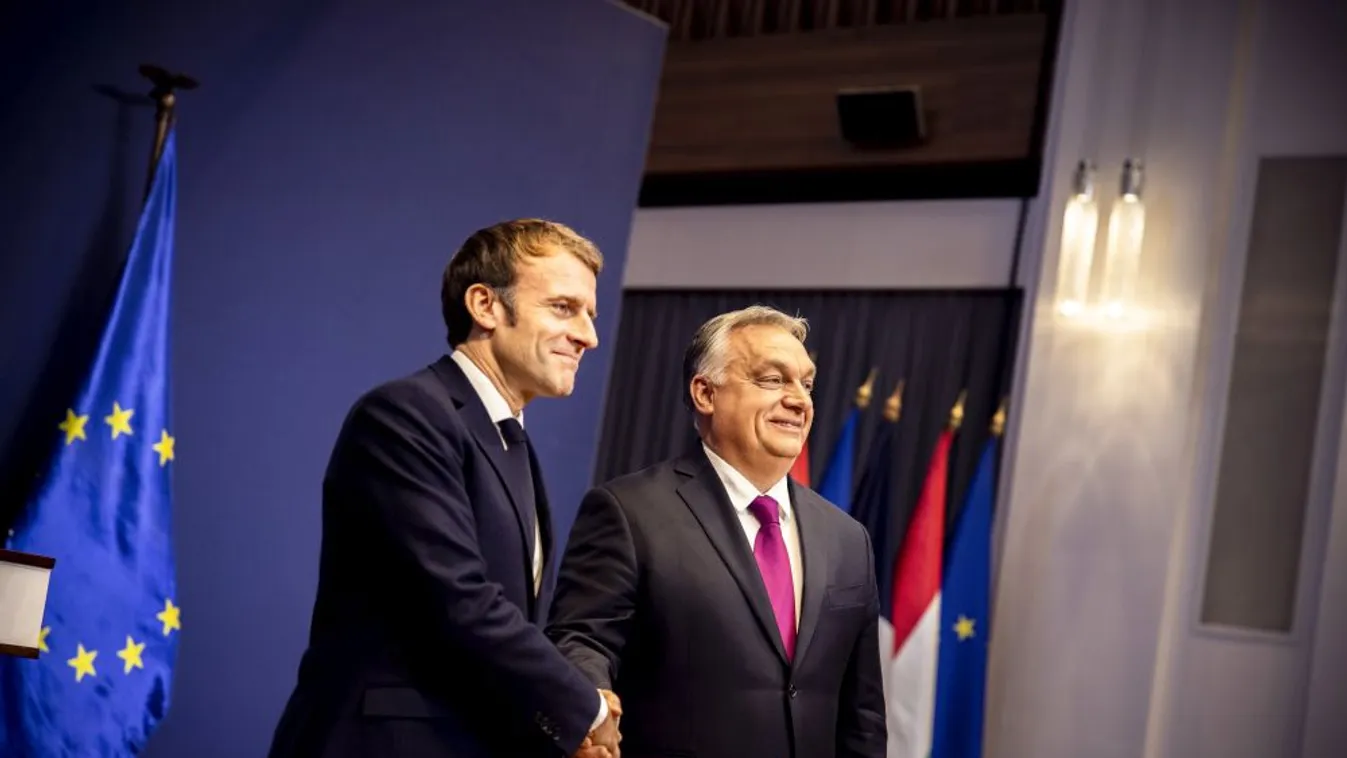Macron elnök meghívására Párizsban vacsorázik Orbán Viktor