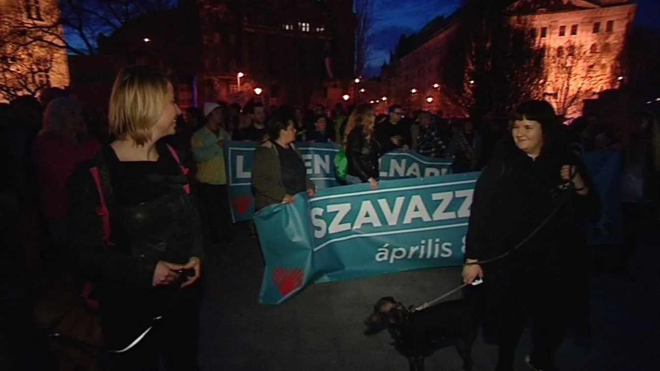 Szavazásra buzdított a Közös Ország Mozgalom a demonstrációján