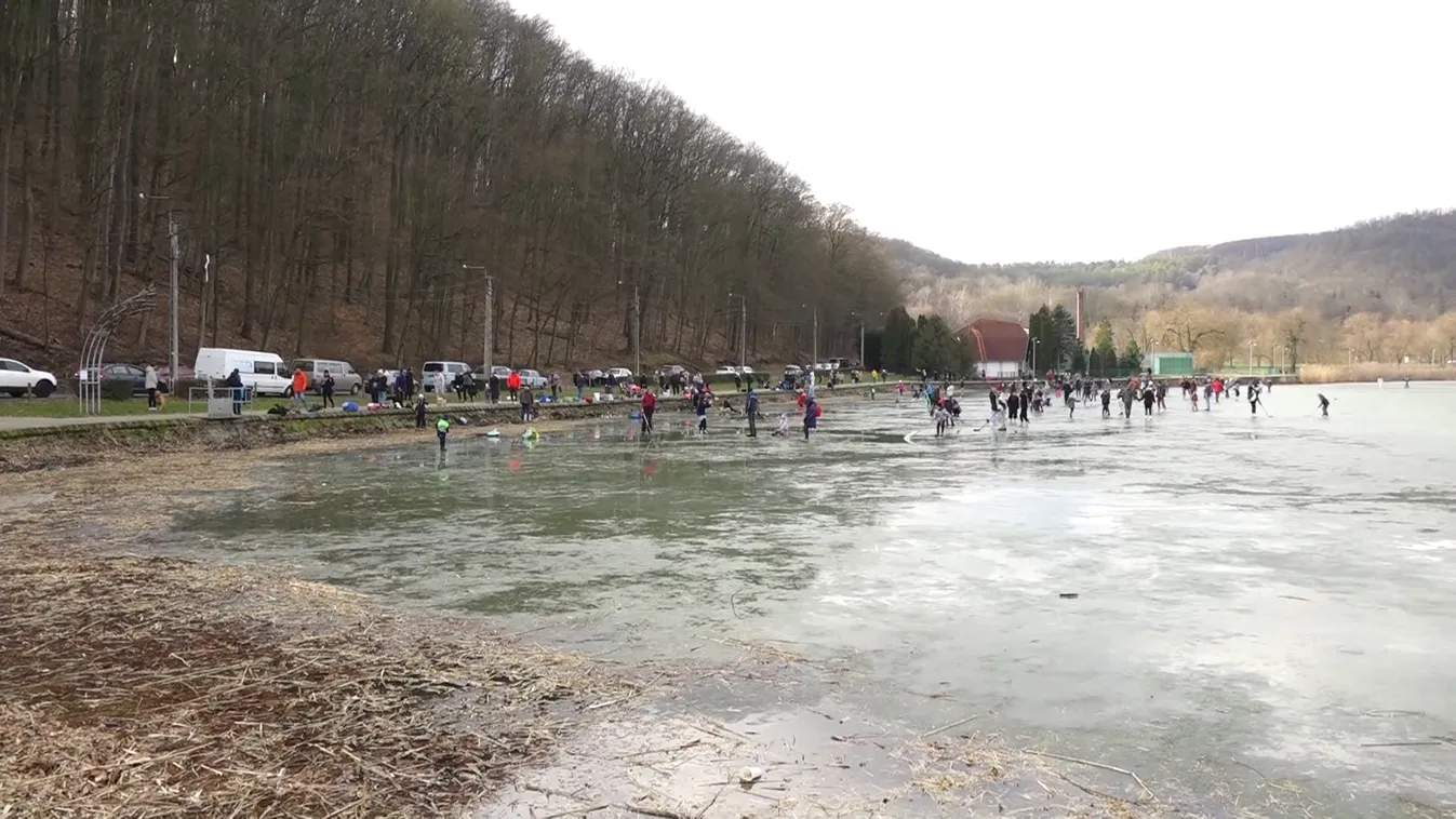 Befagytak a kisebb tavak Magyarországon