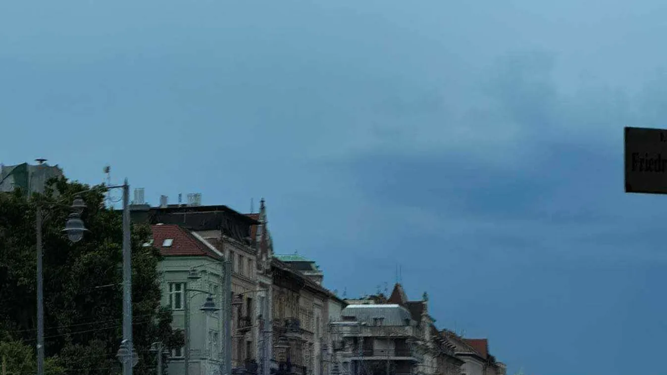 Bulizó fiatalokra csapott le az éjszaka a vihar a Dunánál