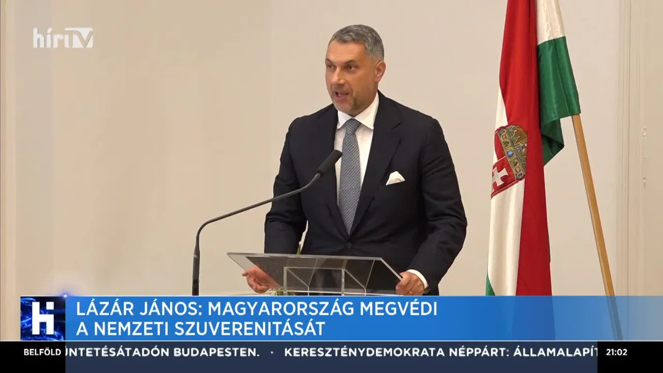 Lázár János: Magyarország megvédi a nemzeti szuverenitását
