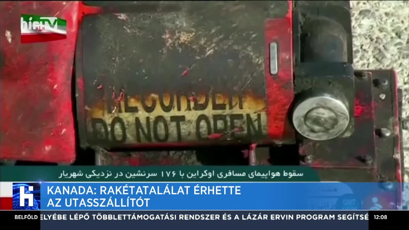 Kanada: Nagyon valószínű, hogy iráni rakétával lőtték le a gépet