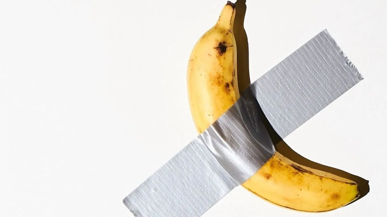 Újra megették a falra ragasztott banánt