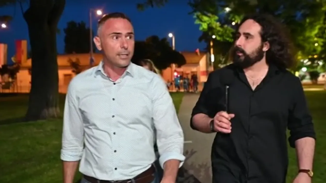 „Maga tényleg ekkora paraszt?” - egyre látványosabban, biztonsági őrök gyűrűjében menekül Trippon Norbert a sajtó elől + videó