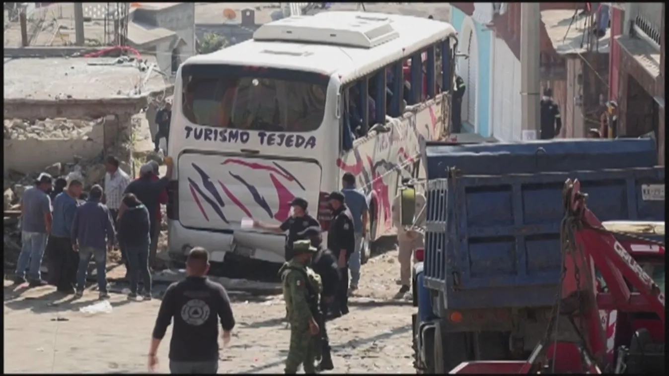 Buszbalesetet szenvedtek a zarándokok Mexikóban