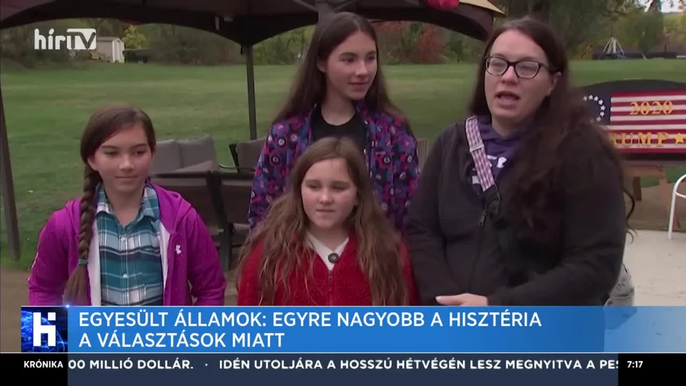 Egyesült Államok: Egyre nagyobb a hisztéria a választások miatt