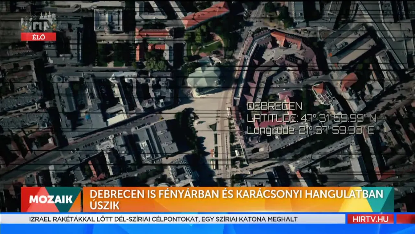 Debrecen is fényárban és karácsonyi hangulatban úszik