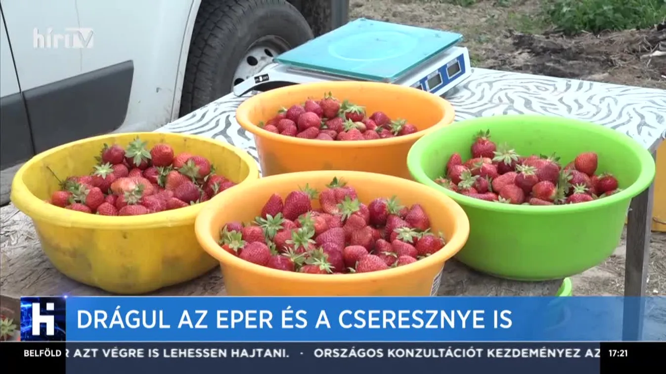 Jó minőségű, de drága idén a cseresznye és az eper