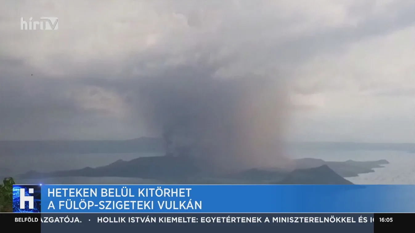 Heteken belül kitörhet a Fülöp-szigeteki vulkán