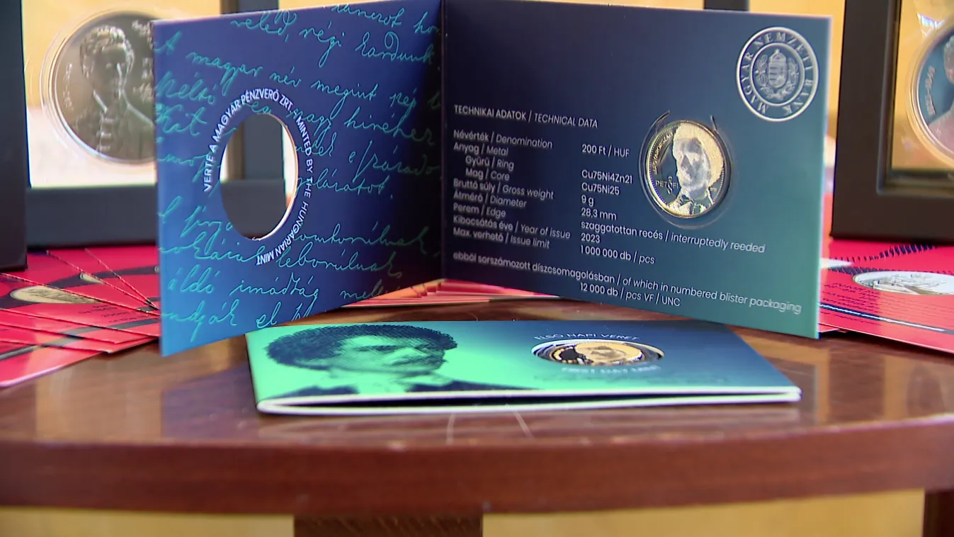 Különleges érméket bocsátottak ki Petőfi Sándor születésének 200. évfordulóján
